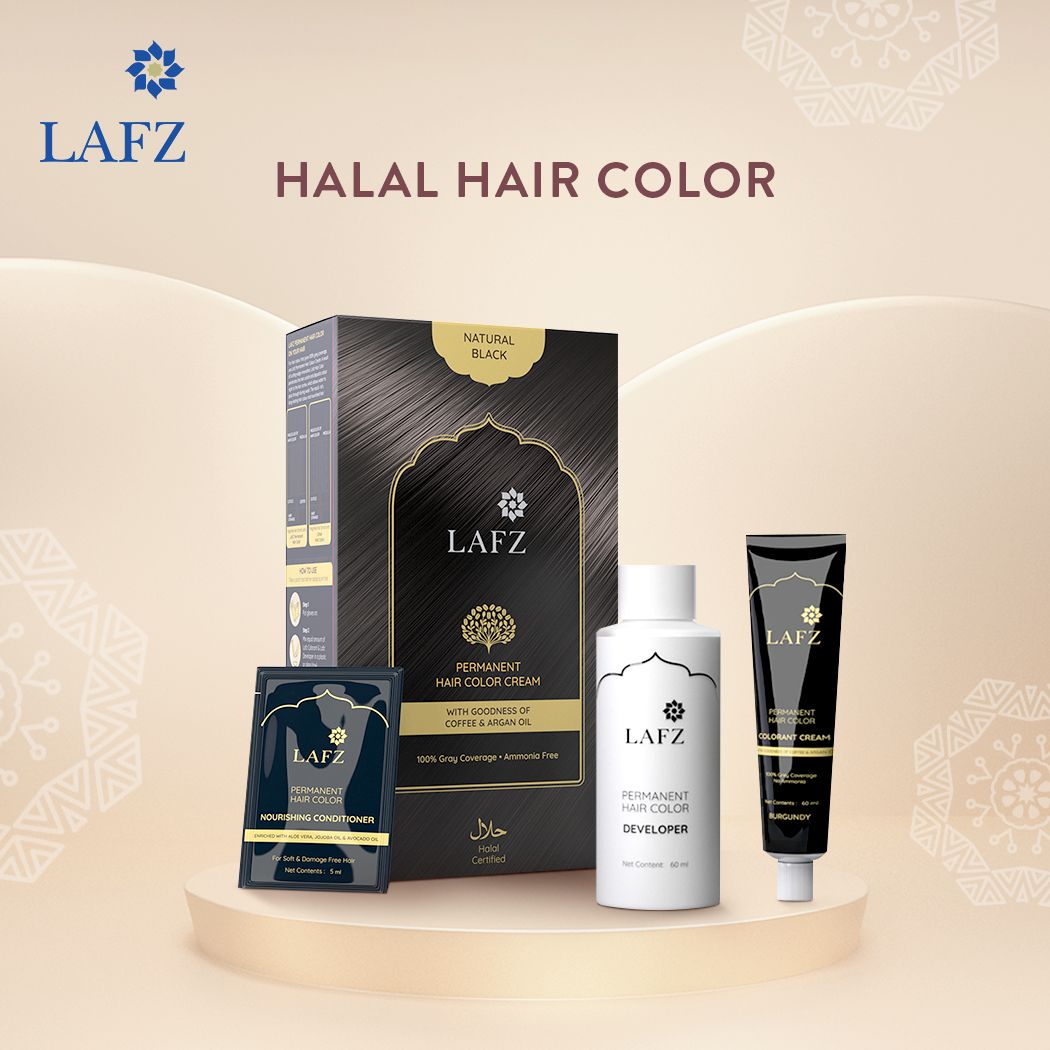 Lafz Permanent Natural Black Hair Color Cream